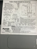 Siemens 14FS+32A Motor Starter 45 Amp 600VAC 3 Phase Contactor 48BSF3M20 Overload Relay 22-45 Amp Nema Size 2