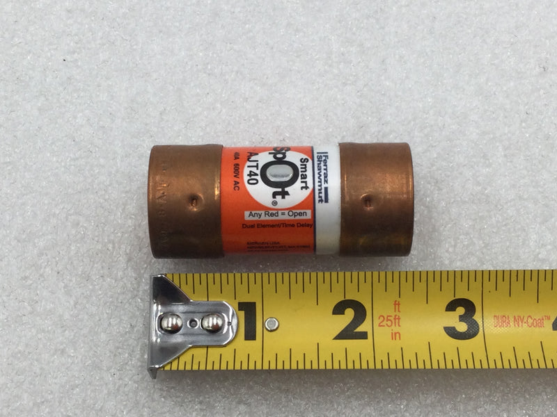 Ferraz AJT40 40 Amp 600V Time Delay Current Limiting Class J Fuse
