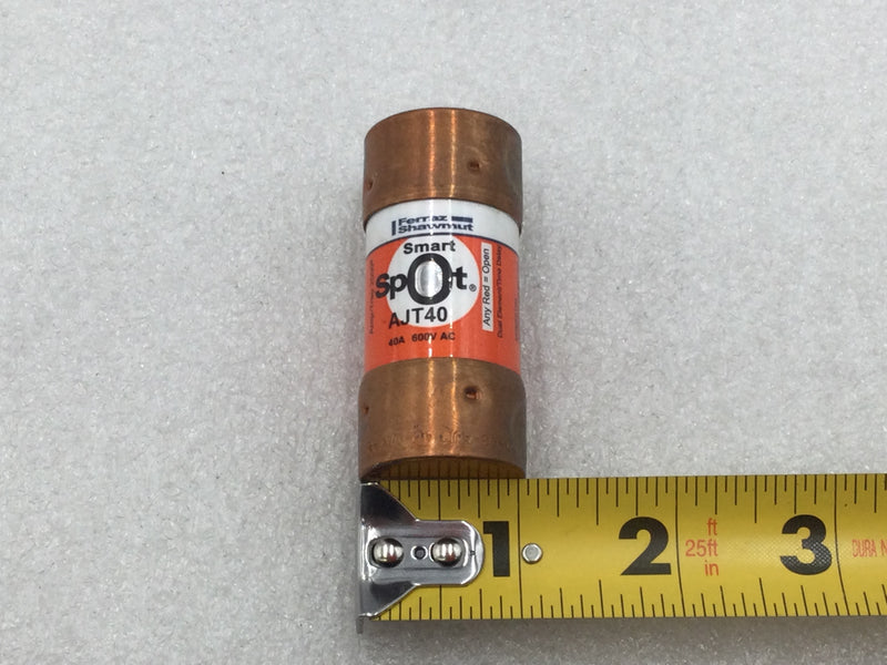 Ferraz AJT40 40 Amp 600V Time Delay Current Limiting Class J Fuse
