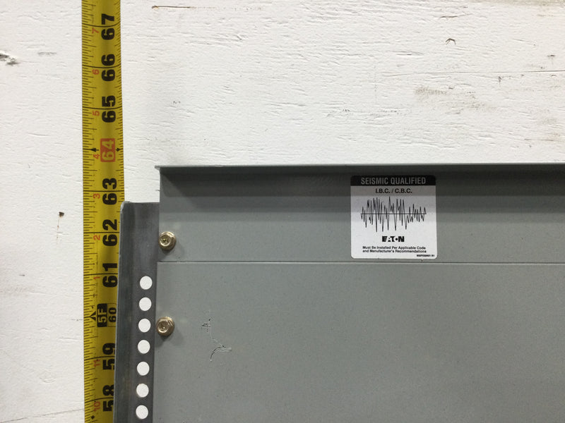 Eaton Pow-R-Line PR1LX 225 Amp 3 Phase 42 Space Load Center Guts Only 12"X 63.5"