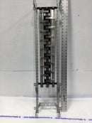Cutler-Hammer 225 Amp 3 Phase 42 Space 120/208 VAC Load Center Guts Only 8"X37"