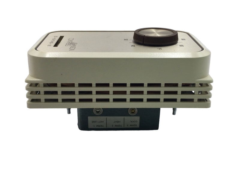 Johnson Controls T26S-18C 1 Pole 24V-277V 40/90 Deg Heat/Cool Thermostat