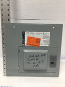 General Electric TLM812FCUDP 8 Space 120/240V Panel/Door Only 12 3/8" x 12 5/8"
