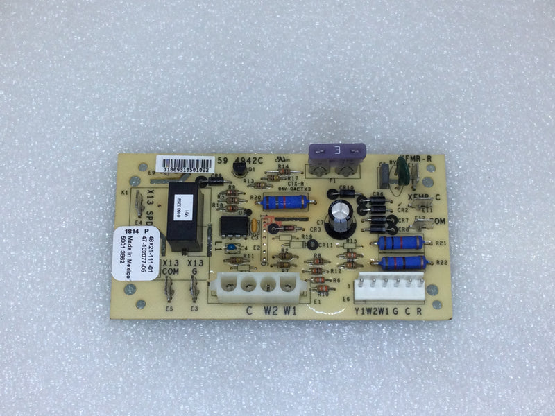 Emerson 47-102077-05 Blower/Fan Control Circuit Board w/ 3 Amp Fuse