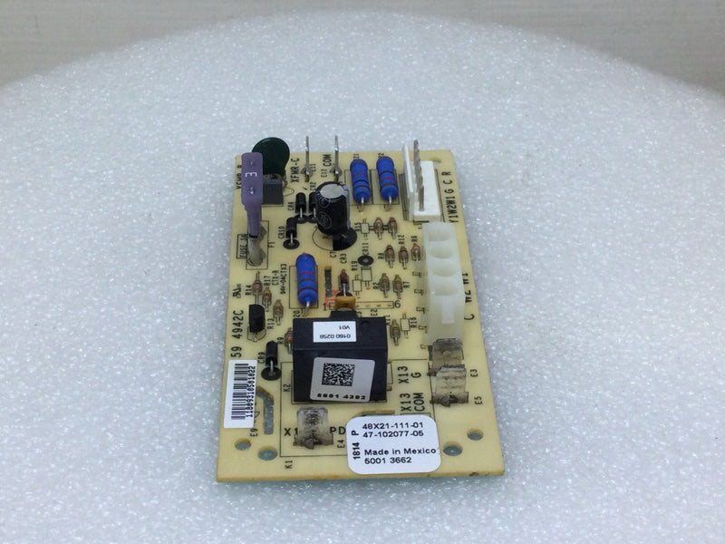 Emerson 47-102077-05 Blower/Fan Control Circuit Board w/ 3 Amp Fuse