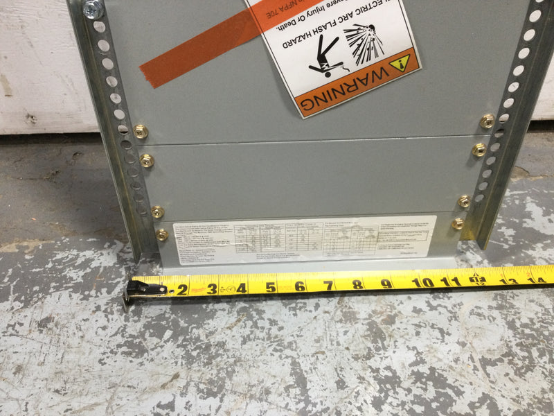 Eaton Pow-R-Line PR1LX 225 Amp 3 Phase 42 Space Load Center Guts Only 12"X 63.5"