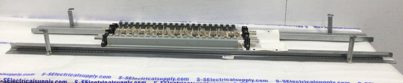 Eaton Pow-R-Line PR1LX 225 Amp 3 Phase 42 Space Load Center Guts Only 12"X 63.5"