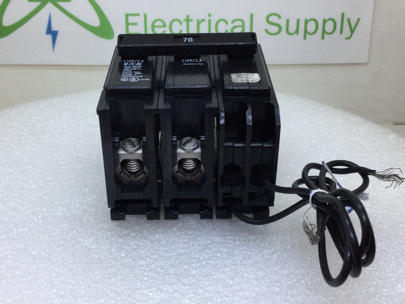 Eaton/Cutler Hammer BR270ST/C270 70 Amp 2 Pole 120/240V Breaker w/Shunt