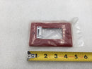 Hubbell NP26R Single Gang Unbreakable Decora Style Device Plate in Red