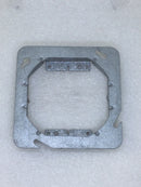 Steel City 4-11/16" Square Electrical Box 5/8" Raised 2 Gang Octagon Shaped Mud Ring