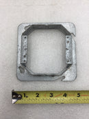 Steel City 4-11/16" Square Electrical Box 5/8" Raised 2 Gang Octagon Shaped Mud Ring