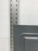 Square D QOC20 125 Amp 20 Space 120/240V Cover/Door Only 18 1/2" x 12 5/8"