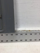 Square D QOC20 125 Amp 20 Space 120/240V Cover/Door Only 18 1/2" x 12 5/8"