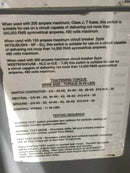 Generac Type GTS01W-2A2LDNCN 100 Amp, 480V Transfer switch