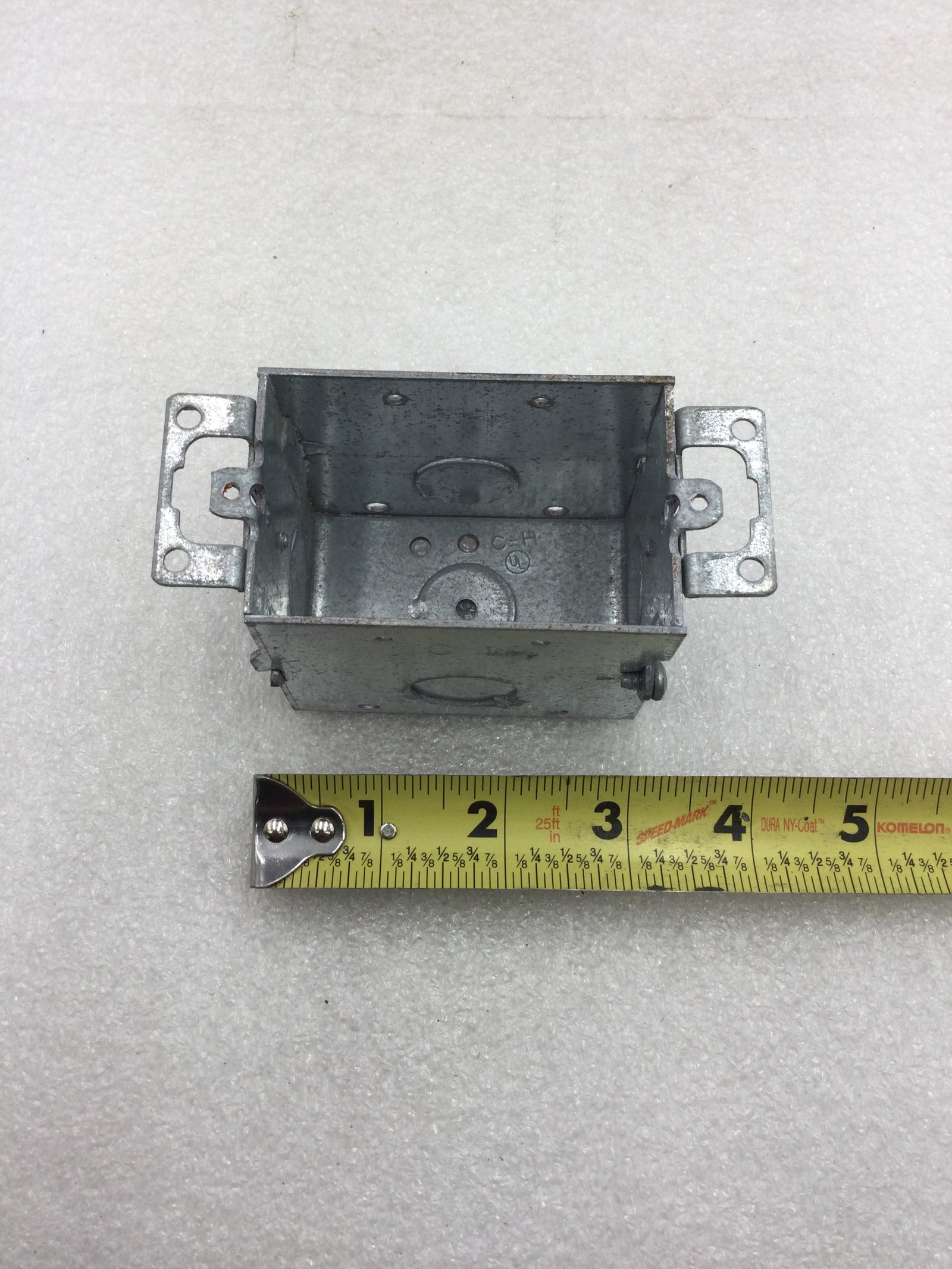 Eaton/Crouse Hinds Single Gang Metal Cut-In Box 2