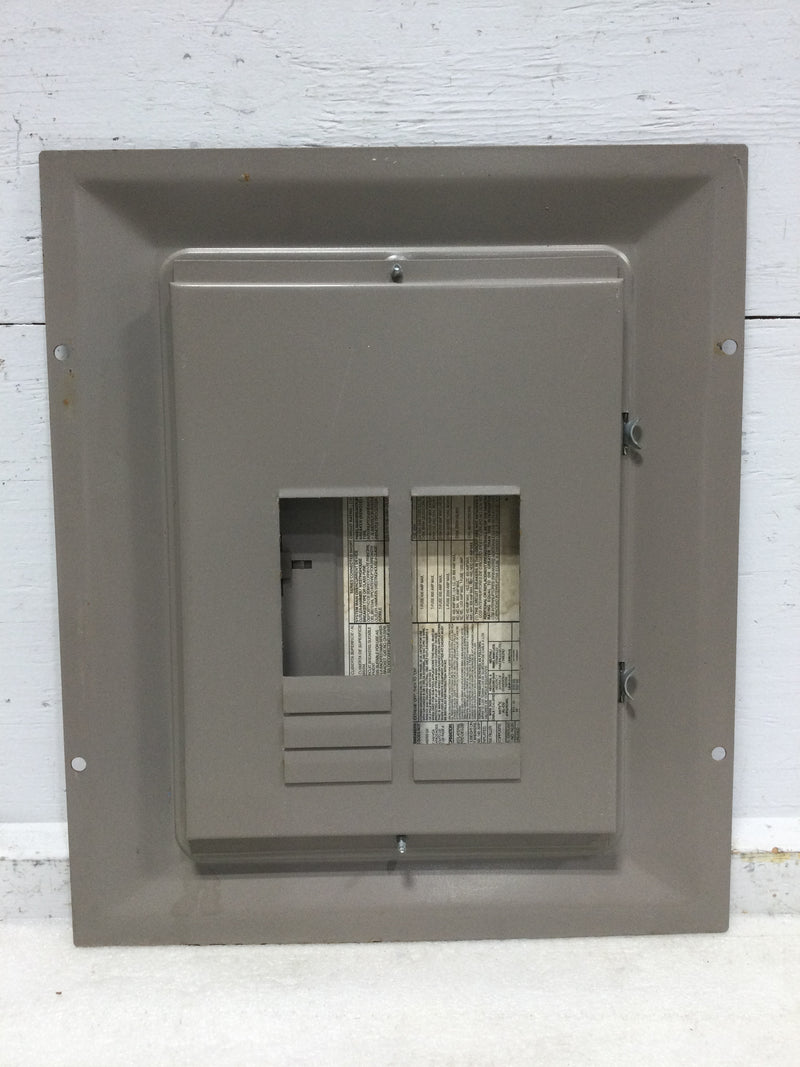 Eaton/Cutler Hammer 125 Amp 16 Space 120/240V Panel/Door Only 16 3/4" x 14 3/8"