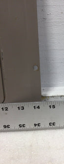 Eaton/Cutler Hammer 125 Amp 16 Space 120/240V Panel/Door Only 16 3/4" x 14 3/8"