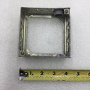 Orbit 1 1/2" Extension Ring for 4" Square Industrial Box w/ 1/2" Knockouts