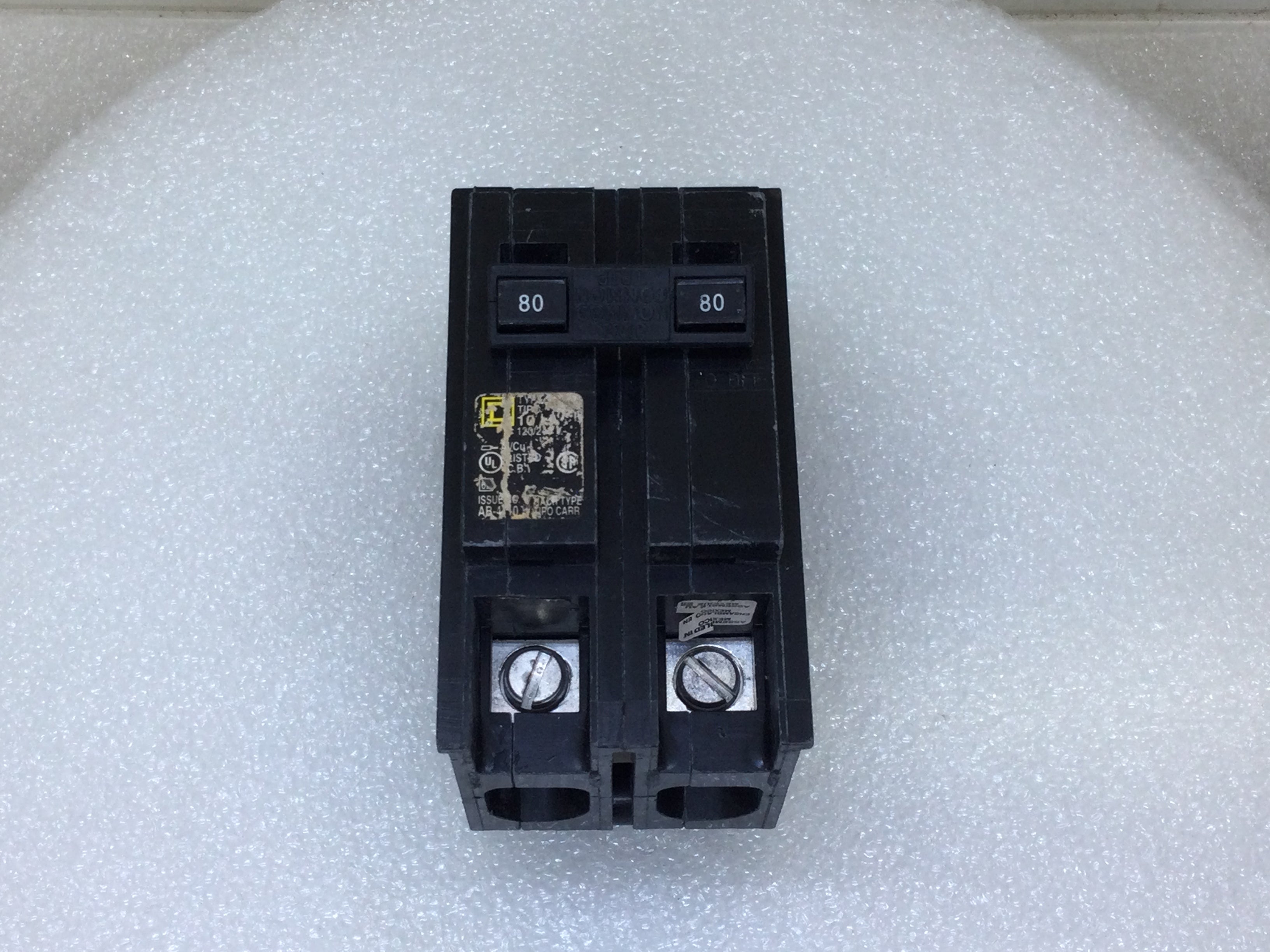 Square D HOM280 80 Amp 2 Pole 120/240V Circuit Breaker - Cosmetic Flaw