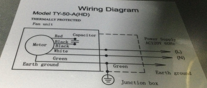Hampton Bay 986755 0.18 Amp 120V 50 CFM/PCM Ultra Quiet Ventilation Fan