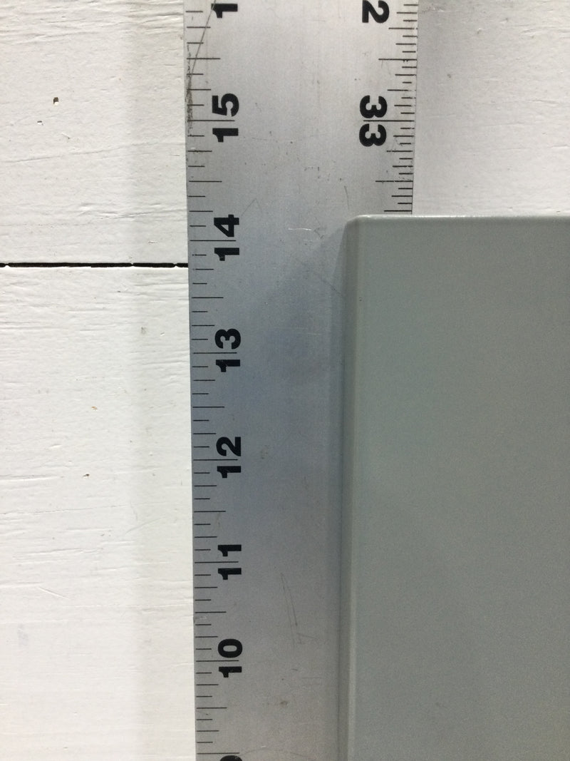 Nema 3R Meter Socket Cover Only w/Back Brackets 14 1/4" x 7 1/4"