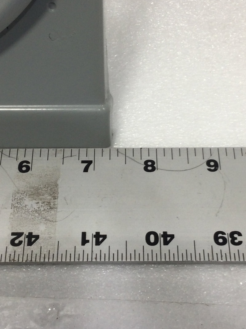 Nema 3R Meter Socket Cover Only w/Back Brackets 14 1/4" x 7 1/4"