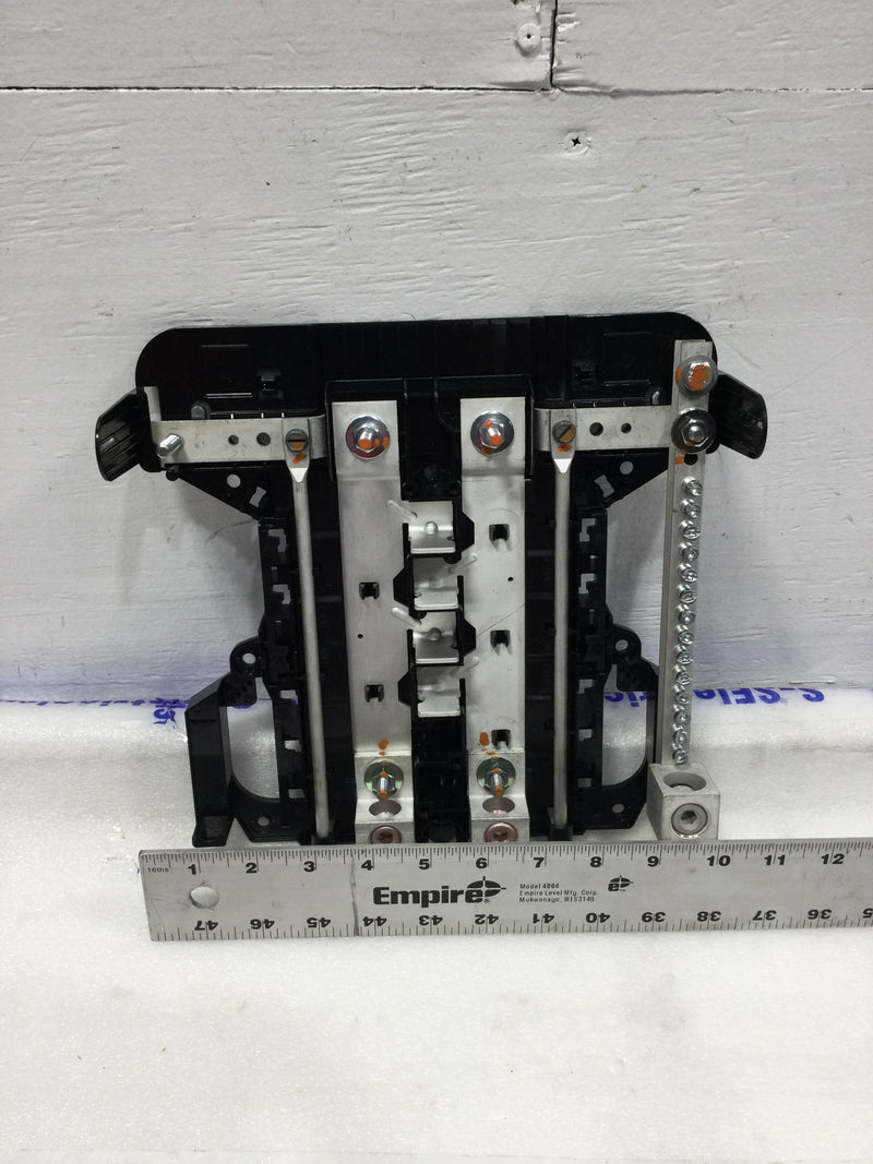 ABB PAMS815TRLNCS 150 Amp 8 Space 120/240 VAC Load Center Guts Only 10" X 10"