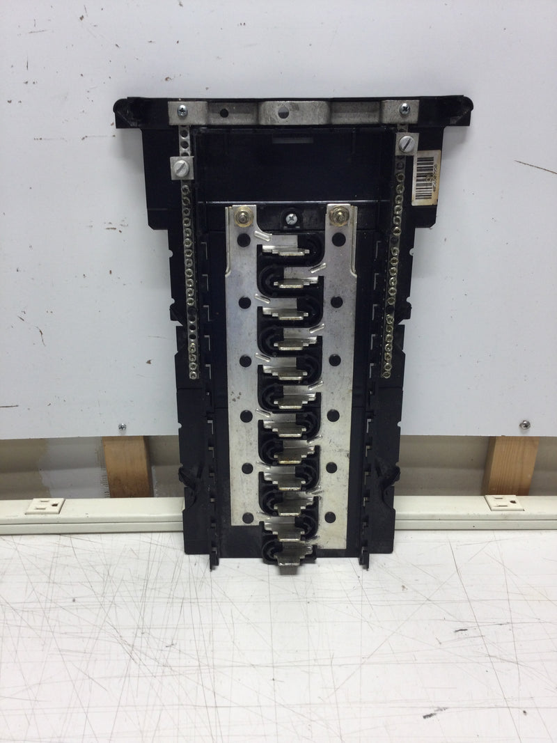 Square D HOM24L125TC 125 Amp 24 Space 120/240 VAC Load Center Guts Only 9" X 16"