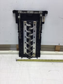 Square D HOM24L125TC 125 Amp 24 Space 120/240 VAC Load Center Guts Only 9" X 16"