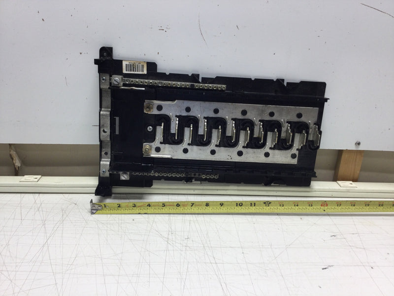 Square D HOM24L125TC 125 Amp 24 Space 120/240 VAC Load Center Guts Only 9" X 16"