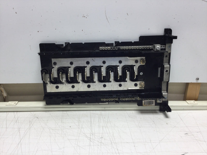 Square D HOM24L125TC 125 Amp 24 Space 120/240 VAC Load Center Guts Only 9" X 16"