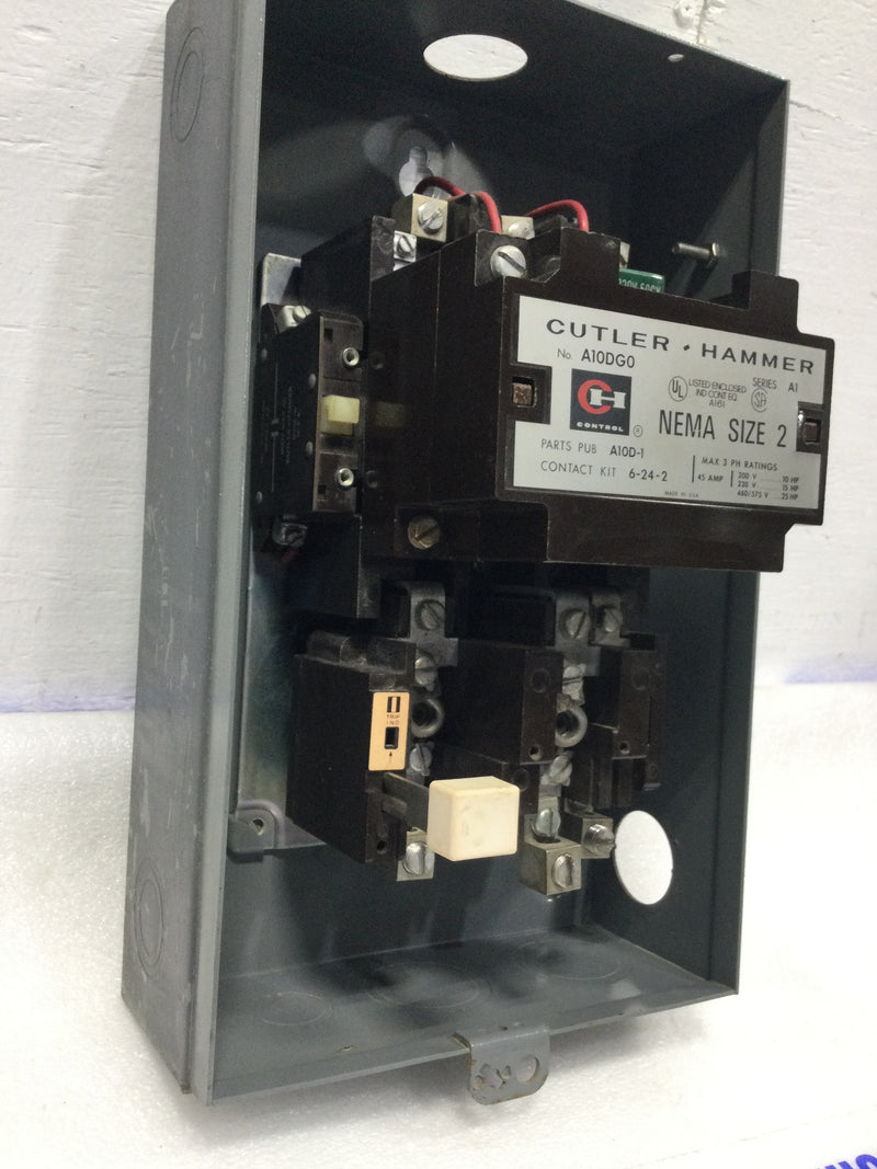 Cutler Hammer A10DG0 45 Amp NEMA Size 2 240V Magnetic Starter