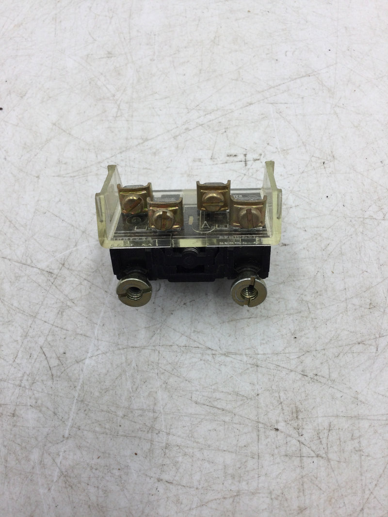 Allen Bradley 800T-XA Series Contact Block with 1 Normally Open and 1 Normally Closed Contacts