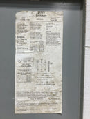 Siemens W0303ML3100 Panel Cover/Door Only 100 Amp 120/240V Nema 3R 17" x 7 3/8"