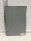 Eaton MB816B200BTS Nema 3R Hinged Bottom Cover Only 120/240 Vac 200 Amp 21" x 14 1/4"
