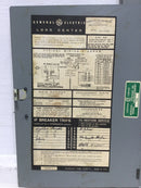 General Electric TLM812St/Ft Load Center Cover/Door Only With Main 8/16 Space Mod 1 125 Amp 120/240v 1 Phase 3 Wire 13 1/2" x 10 1/2"