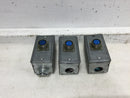 Amphenol® 97 Series 97-3102A-16S-1S Circular Connector, 97 Series, Box Mount Receptacle, 7 Contacts, Solder Socket, Threaded, 16S-1 - LOT of 3