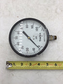 Trerice 800B 9012-4 0-100 PSI Pressure Gauge 4 1/2" 1/4" NPT Gauge NIB