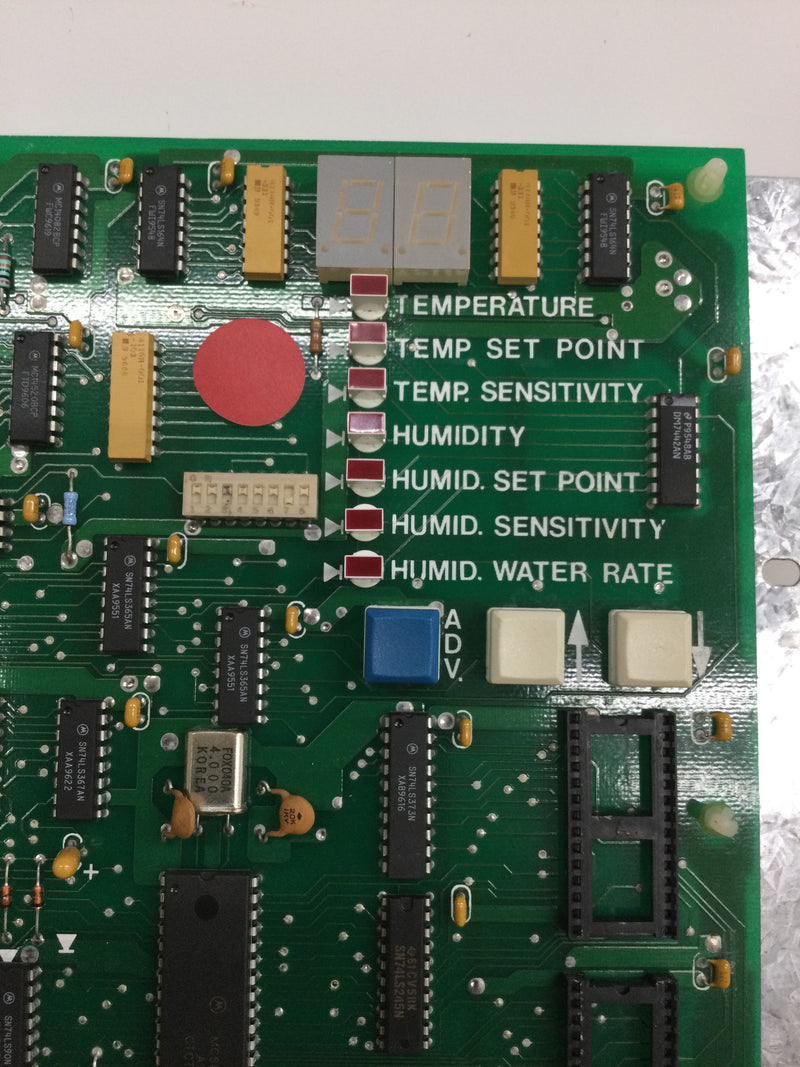 Liebert 1D14001G60R PWA Temperature Humidity Control Board Assembly 00 DX 6HZ