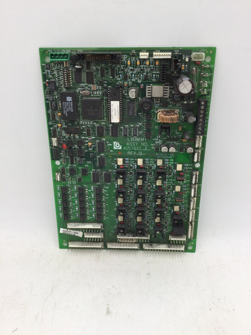 Liebert 415761G2 Revision 15 Microprocessor Control Board