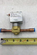 Emerson Liebert P-0070S Valve Solenoid 1/2 ODM x 1/20 DF Coil Type AMSV 24 Volts