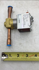 Emerson Liebert P-0070S Valve Solenoid 1/2 ODM x 1/20 DF Coil Type AMSV 24 Volts