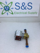 Emerson Liebert P-0070S Valve Solenoid 1/2 ODM x 1/20 DF Coil Type AMSV 24 Volts