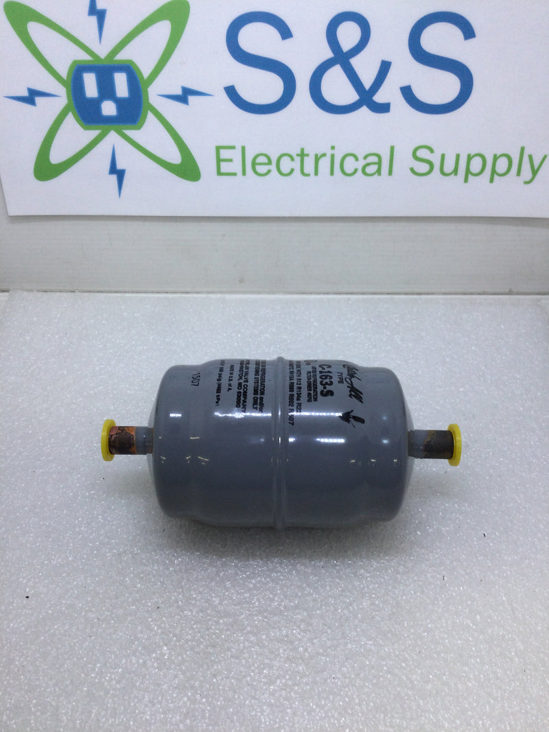 Sporlan Type C-163-S Liquid Line Filter-Drier For Use With R12, R22, R500 & R502 Refrigerants