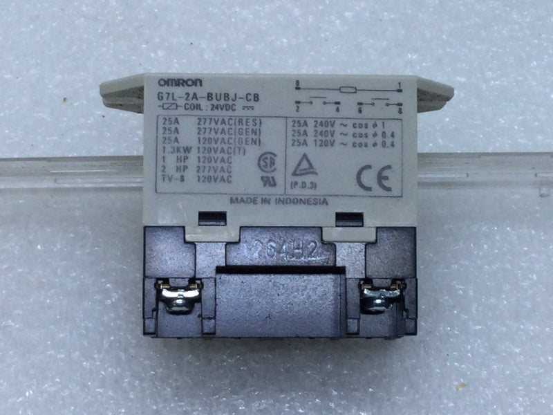 Omron G7L-2A-BUBJ-CB Relay 24VDC Coil