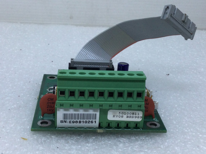 P.T.I. Security Systems 50100811 RV08 BRD989 PC Board Energy Subassembly