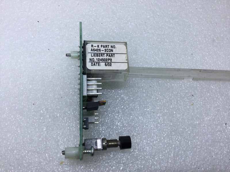 Liebert SDC100 Smoke Detector Control Circuit Board