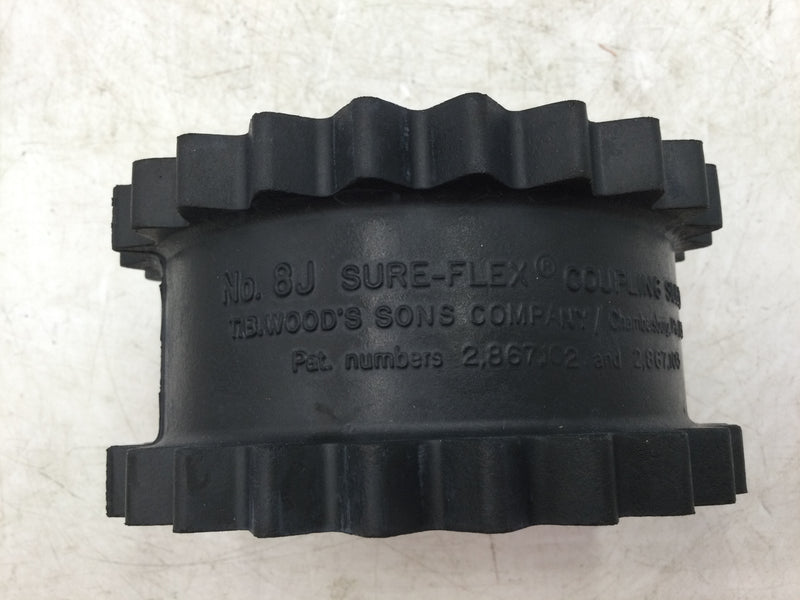 TB Wood's 8JES Sure-Flex Sleeve Coupling Insert EPDM Rubber