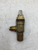 Mueller Refrigeration A11031 Receiver Valve 1/4" Flex - 1/4" MT Receiving Valve 3 Pack