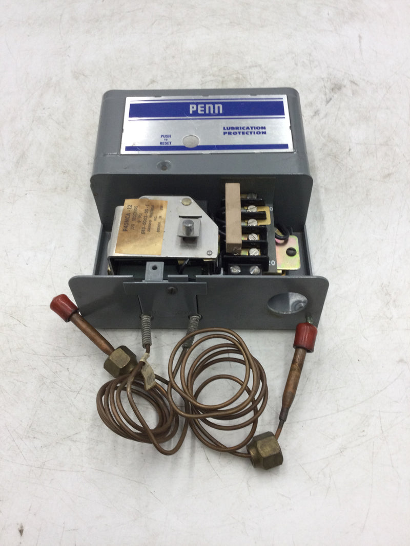 Johnson Controls P45NCA-12 Oil Failure Cutout Control NOS 120/240 VAC 120 Second Time Delay